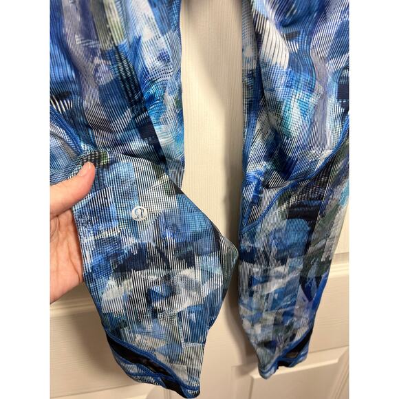 Lululemon On Pace Tight 7/8 Sun Dazed Blue Legging Women's 6 Fitness Travel Gym - Picture 8 of 13